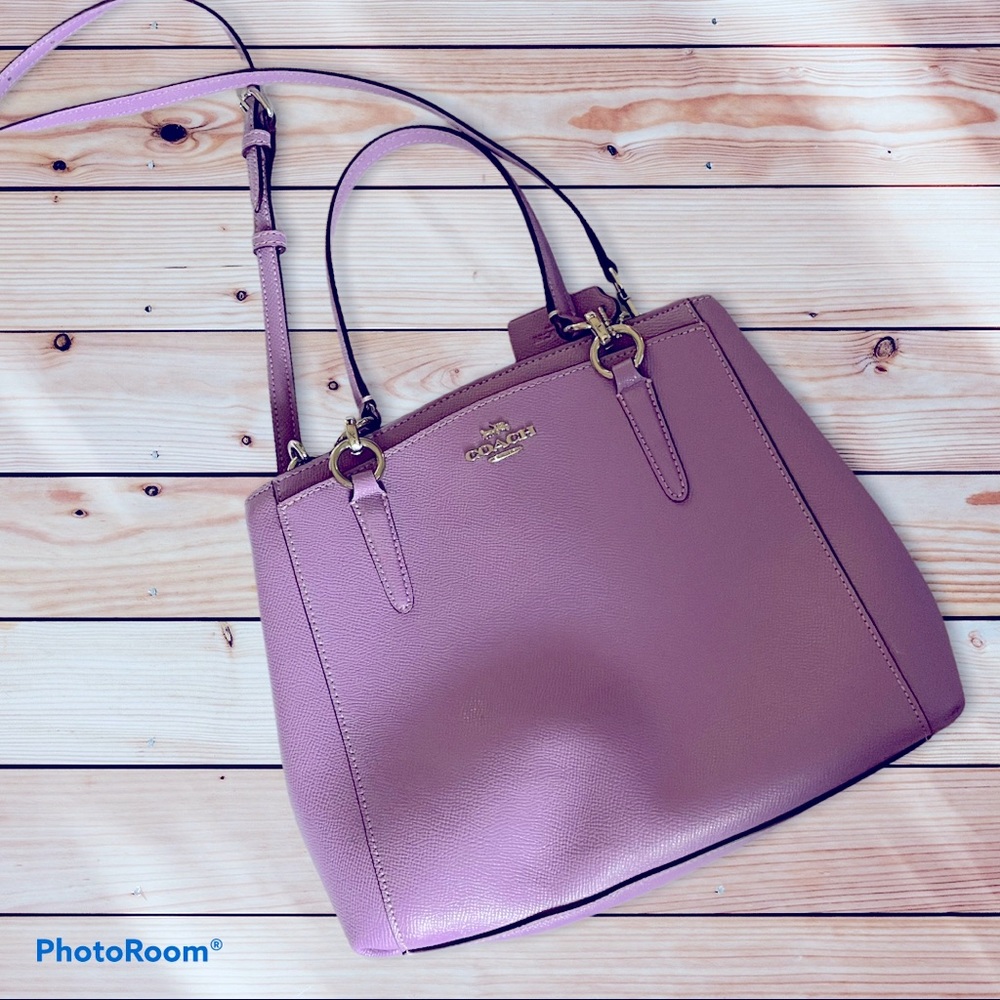 Lavender Coach purse.